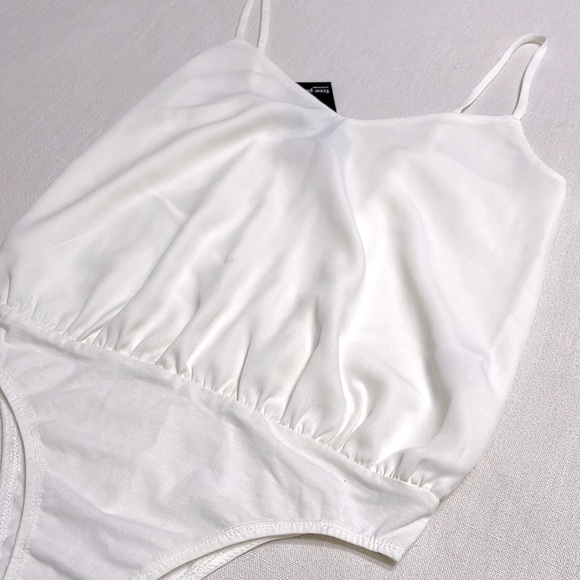 Free Press White Camisole Tank Top Bodysuit - Picture 8 of 10